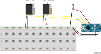 Wiring for Arduino Nano
